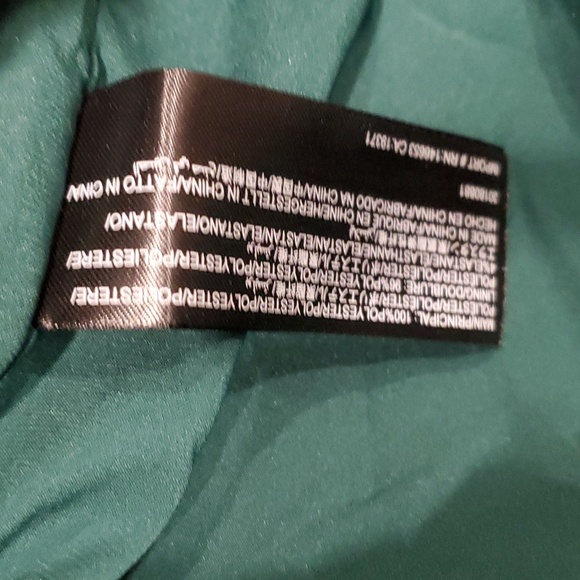 Keepsake women's green faux fur Mob Wive bomber short jacket size L - Picture 11 of 17